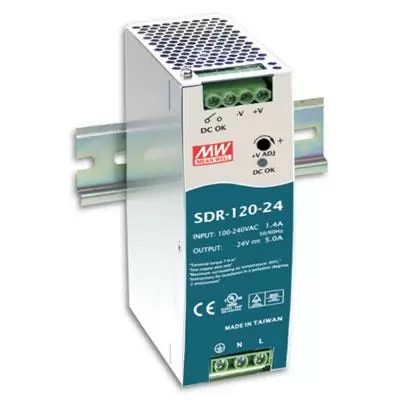 SDR-120-24 Блок питания AC-DC на DIN-рейку 120Вт