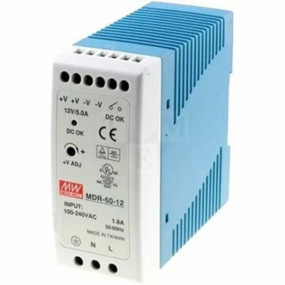 MDR-60-12 Блок питания AC-DC на DIN-рейку 60Вт