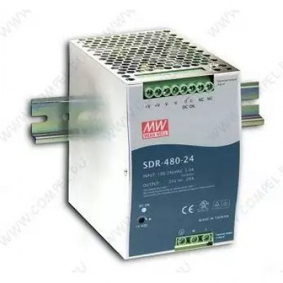 SDR-480-24 Блок питания AC-DC на DIN-рейку 480Вт