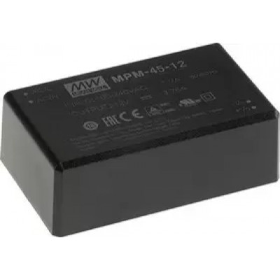 MPM-45-24 Блок питания AC-DC на печатную плату выход 45Вт 24В/1