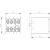 3RH2911-1FA22 - Блоки вспомогательных контактов - Модуль блок-контактов, 2но+2нз: 1но, 1нз, 1нз, 1но, д.