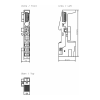 6ES7193-4CB00-0AA0 -  -  Simatic dp, et 200s, терминальный модуль tm-e15s23-01