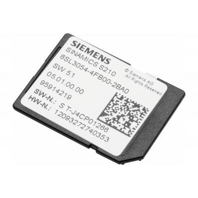 6SL3054-4FC00-2BA0-Z F01 SINAMICS S210 SD карта 512 MB вкл. лицензирования (Свид