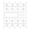 3RH2911-2GA22 - Блоки вспомогательных контактов - Модуль блок-контактов, 2но+2нз: 1но, 1нз, 1нз, 1но, для