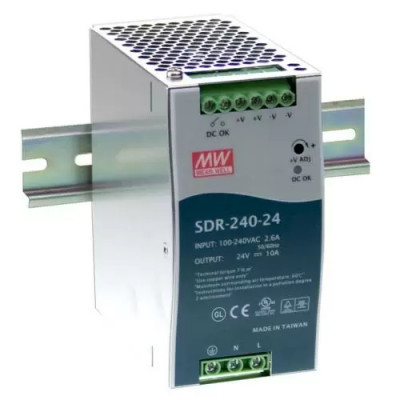 SDR-240-24 Блок питания AC-DC на DIN-рейку 240Вт
