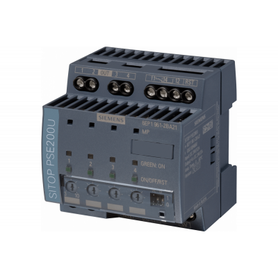 6EP1961-2BA21 - Selectivity module - SITOP PSE200U 10 A, МОДУЛЬ СЕЛЕКТИВНОСТИ, 4 КАНАЛА, ВХО