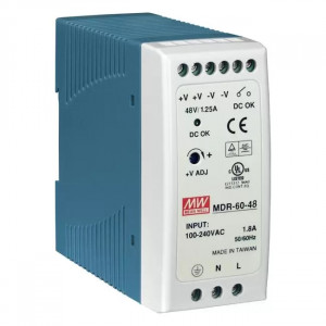MDR-60-48 Блок питания AC-DC на DIN-рейку 60Вт